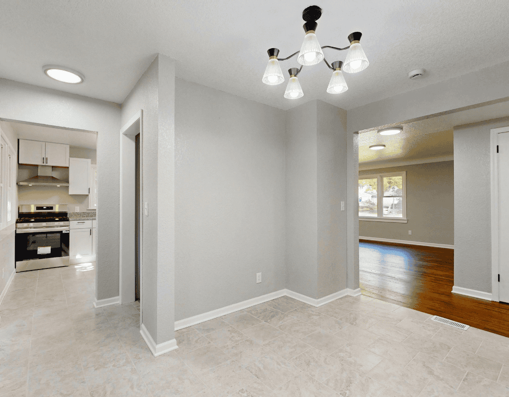 newly installed ceiling lighting in modern home interior Columbia MO
