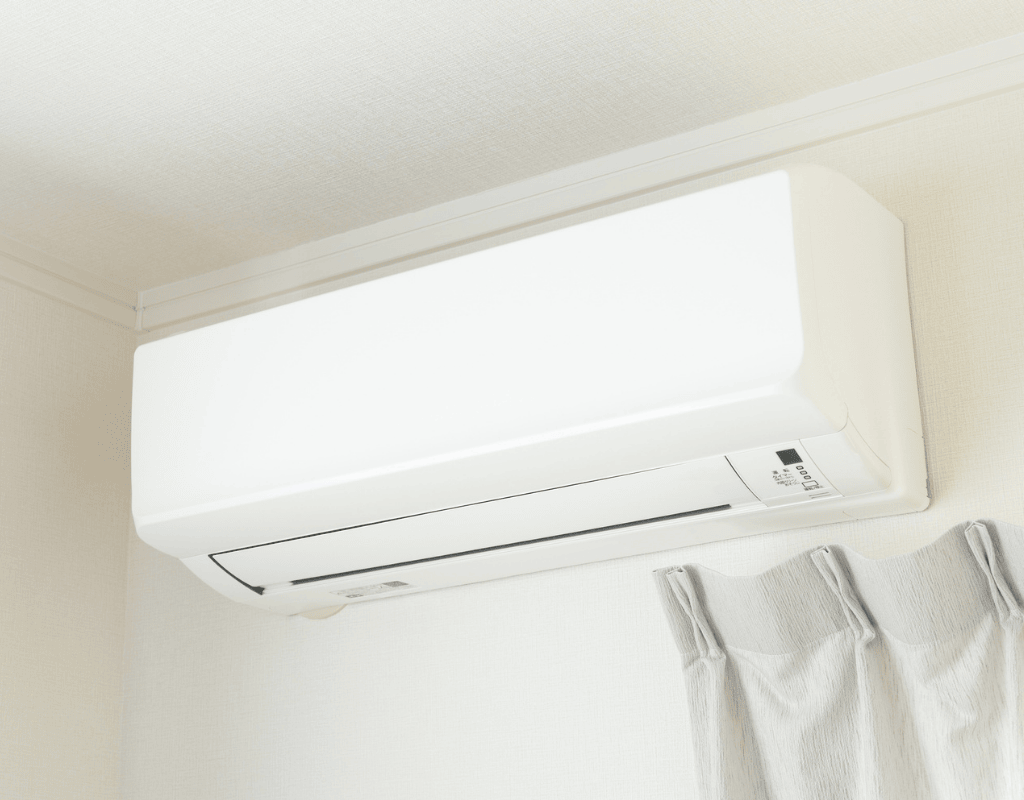 wall mounted air conditioner unit installed in residential home Columbia MO